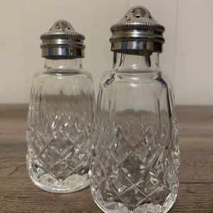 Waterford crystal salt and pepper set